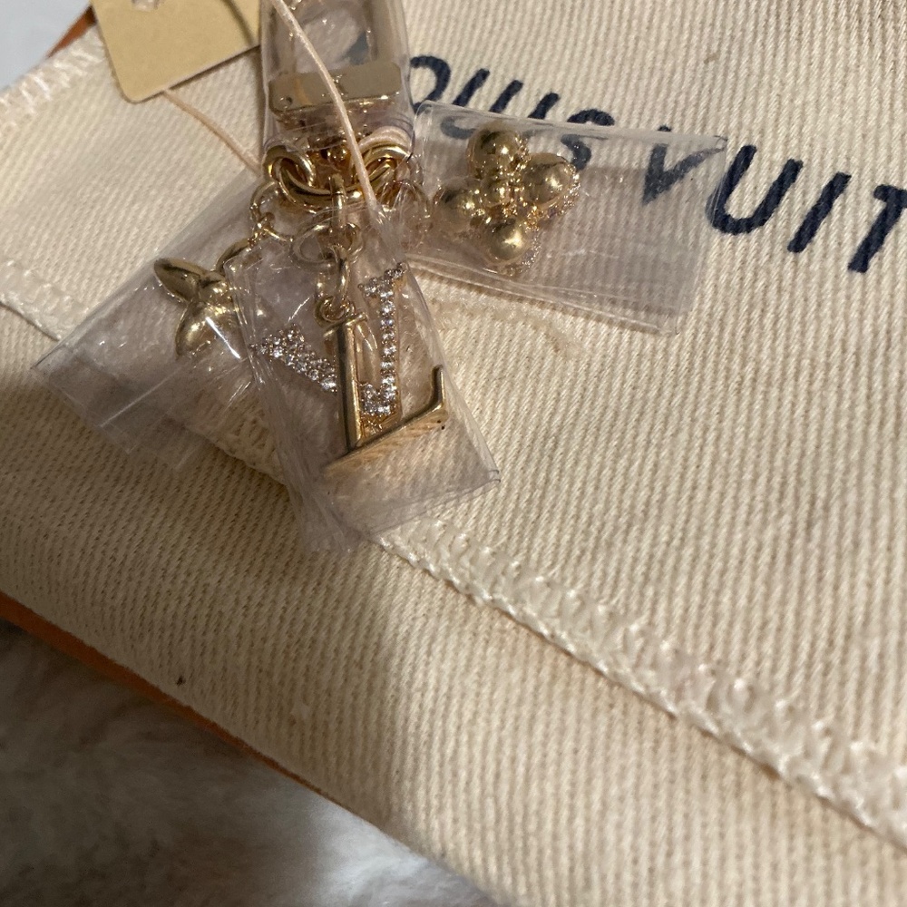 NWT Louis Vuitton Micro Bag Charm (Gold/Crystals) - Picture 16 of 16